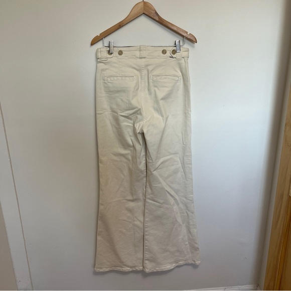 MOTHER Denim The Elbow Grease Roller Sneak Antique White Wide Leg Jean Size 29 - Picture 6 of 8